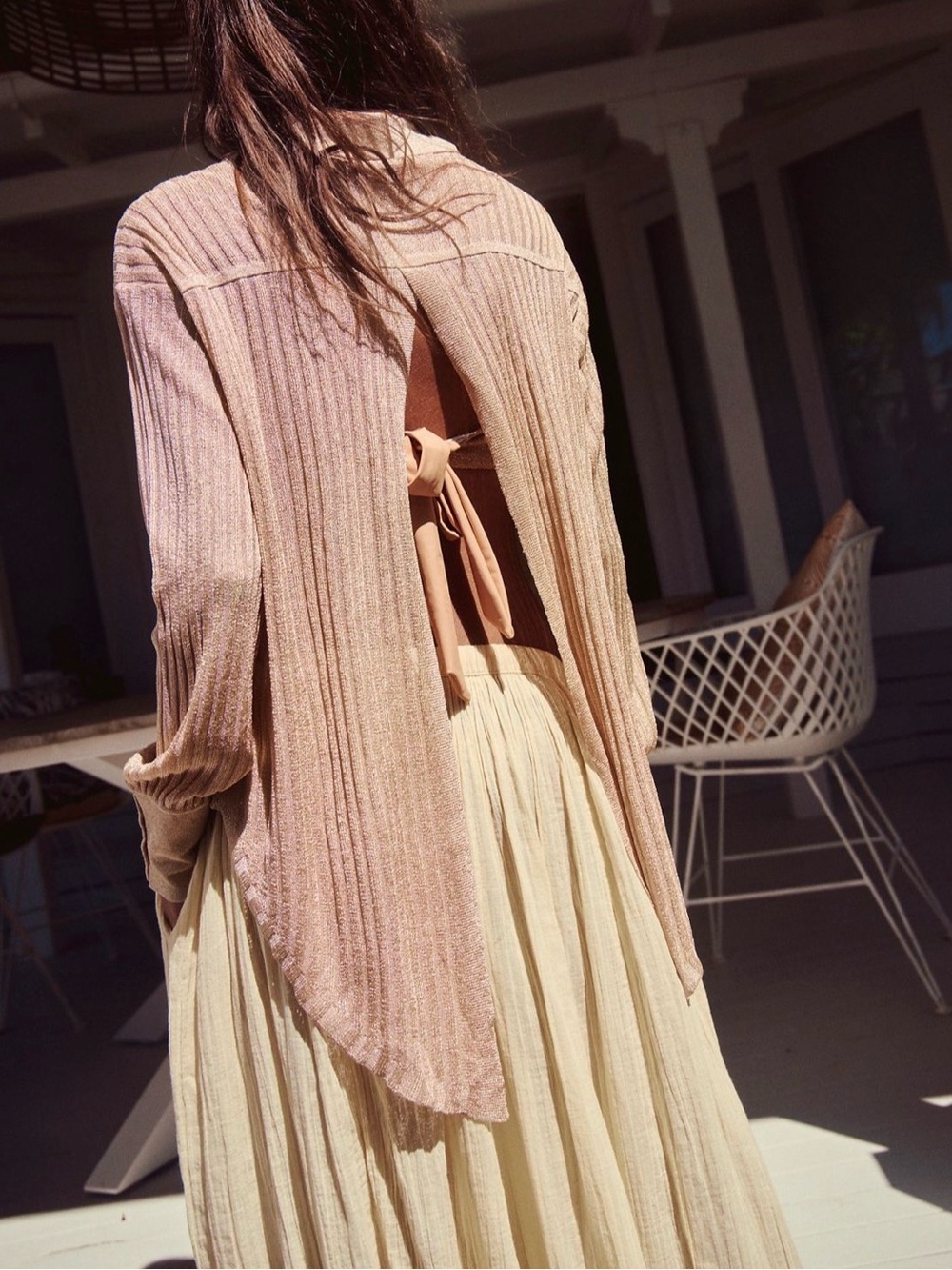Free People Goldie Sweater Button Down Top